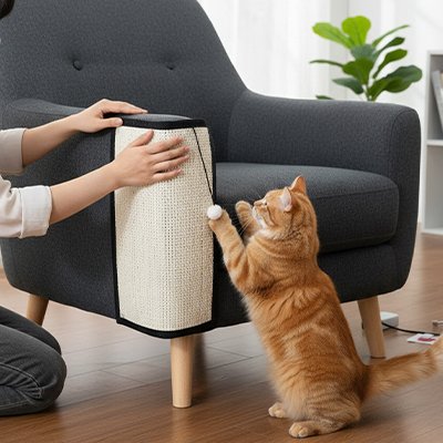 2-en-1 Résistant Tapis griffoir Chat