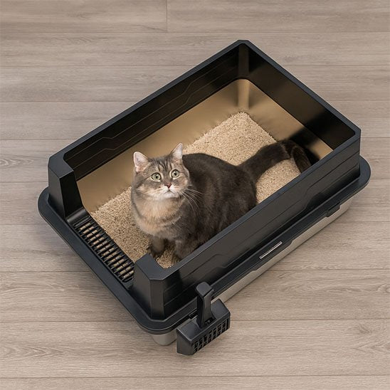 Autonettoyant Bac à litière Chat
