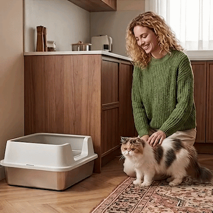 Bac à litière Chat | Hygiénique Anti-Odeurs