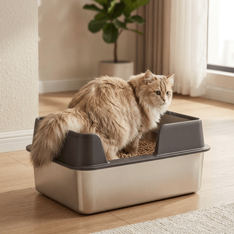 Bac à litière Chat | Anti-Odeurs Facile