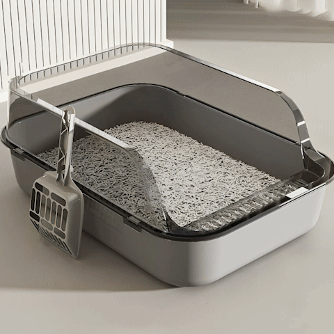 Bac à litière pour chat | Design Anti-Odeur