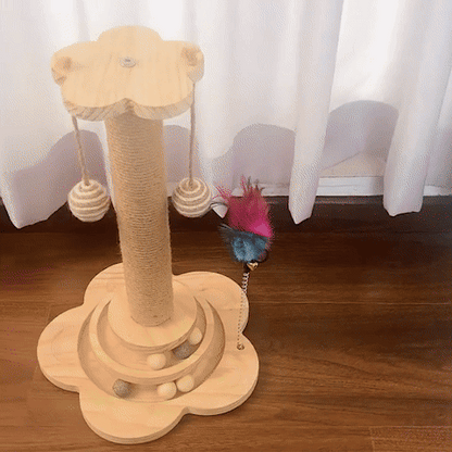 Arbre à chat en bois | NaturElegance