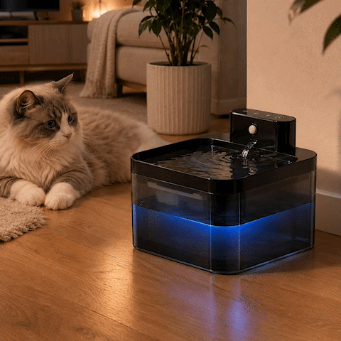 Fontaine a eau Chat | Filtration Continue