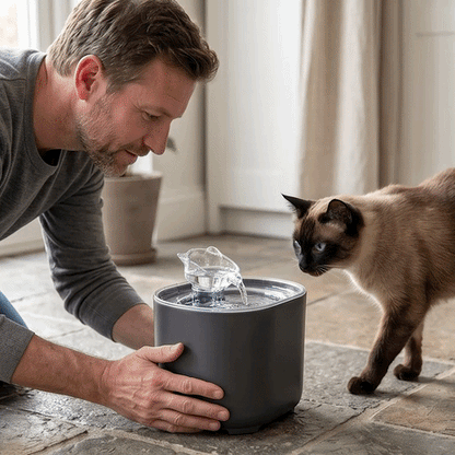 Fontaine à eau pour Chat | Filtration Continue