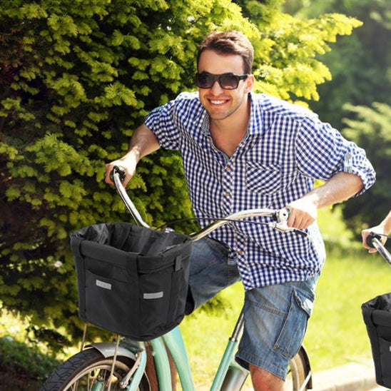 panier velo chien gars
