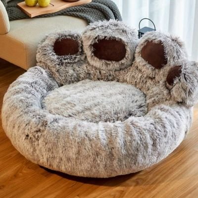 Ultra Confortable Coussin pour chat brun