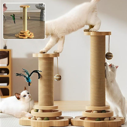 Arbre a chat en bois naturelegance