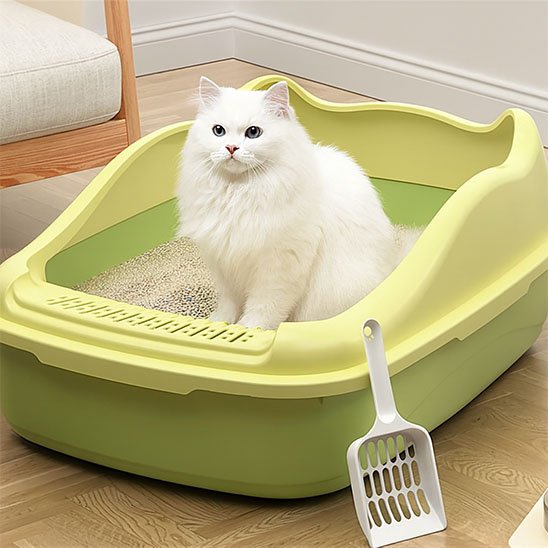 Bac à litière chat Anti-odeurs