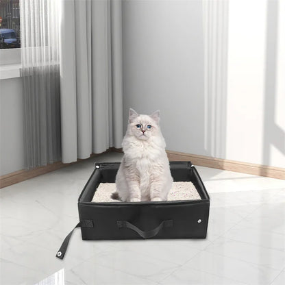 bac a litiere chat maison