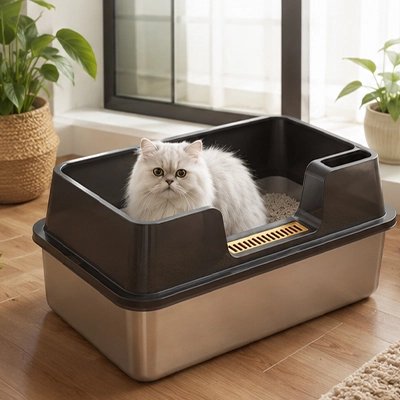Bac à litière Chat