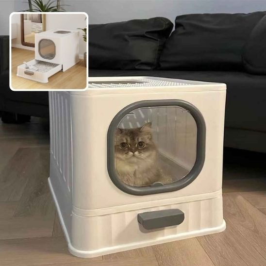 bac litiere chat design