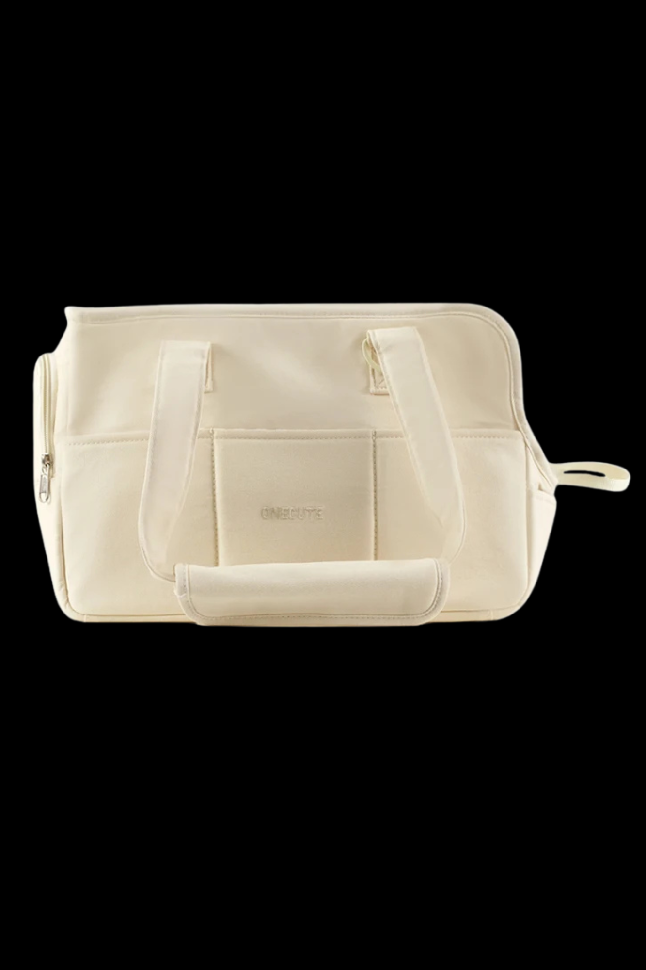 beige sac de transport pour chien