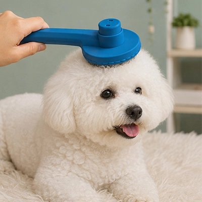 bleu Brosse pour Chien bleu