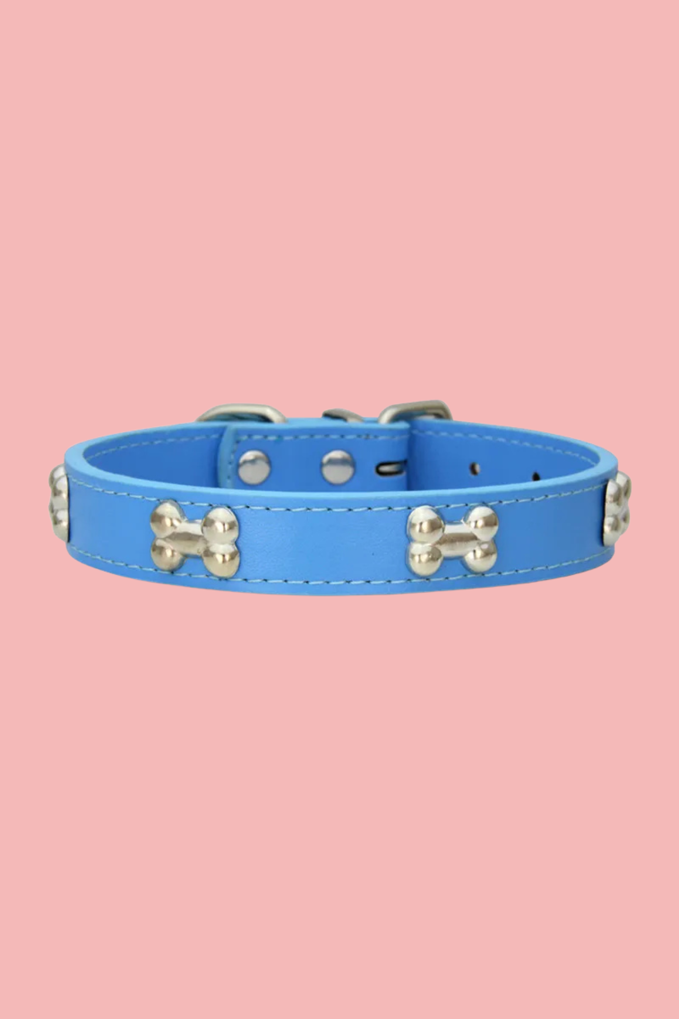 bleu ciel collier dressage pour chien 