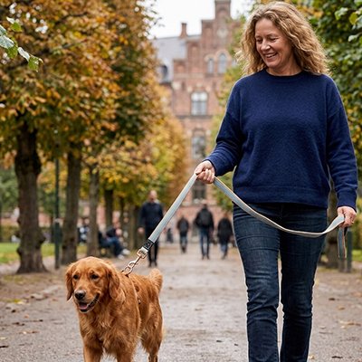 bleu Laisse pour Chien Robuste et Confortable