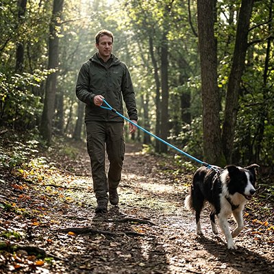 bleu Longe pour Chien 