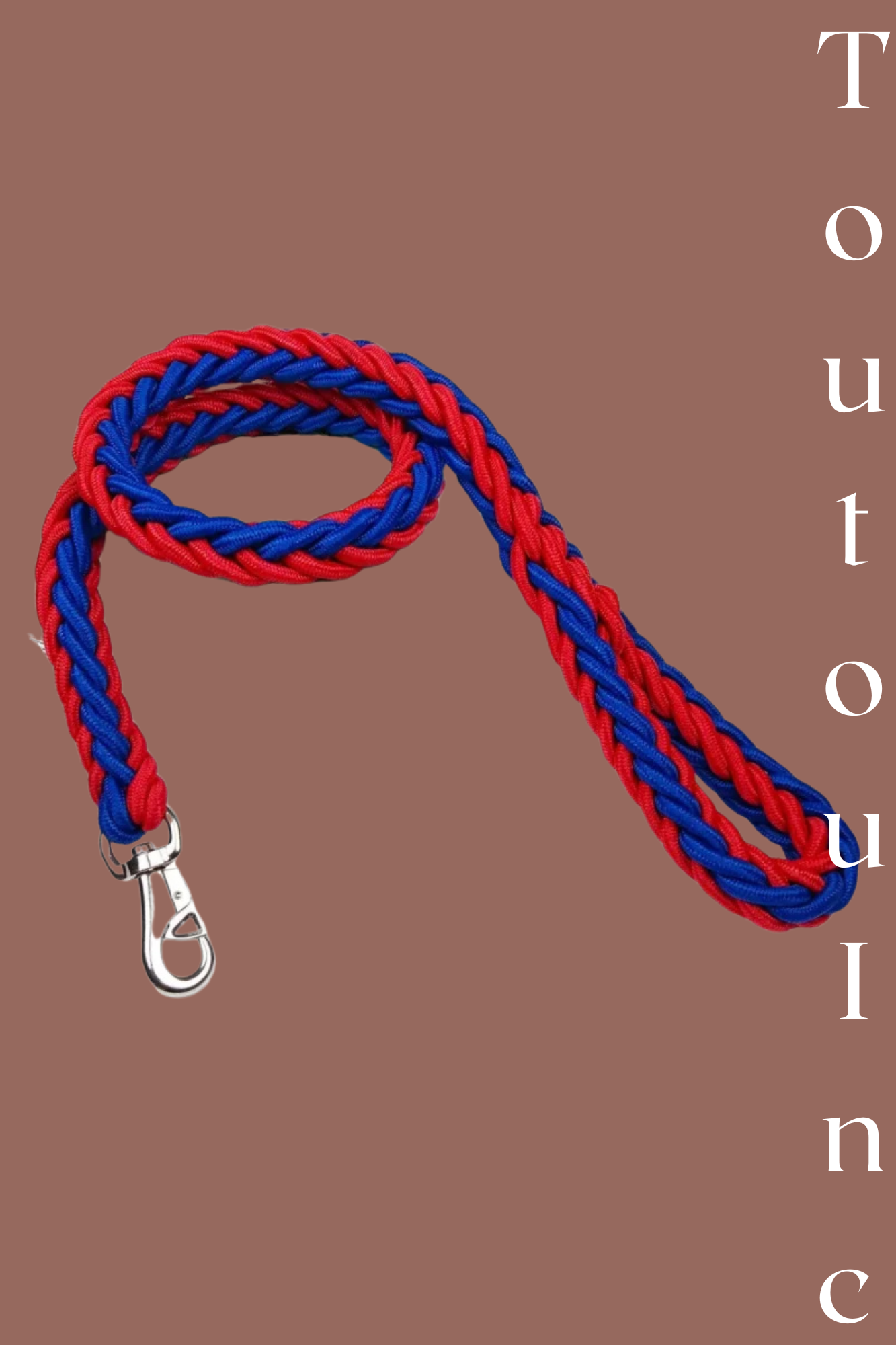 bleu rouge laisse