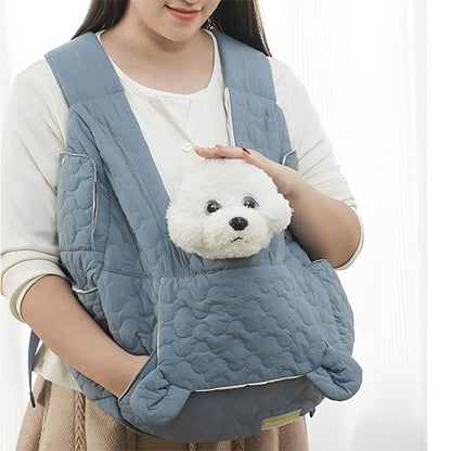 bleu sac de transport chien Confortable et sécurisé