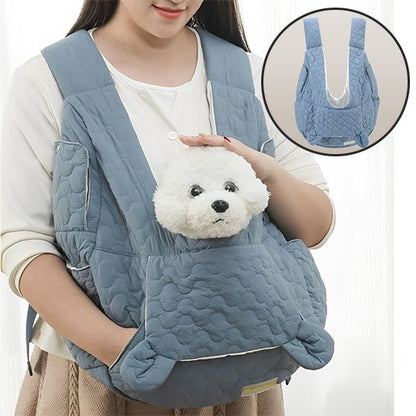 bleu sac de transport chien 