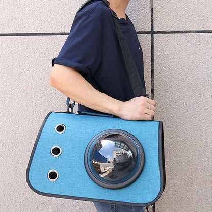 bleu Sac de transport pour chien