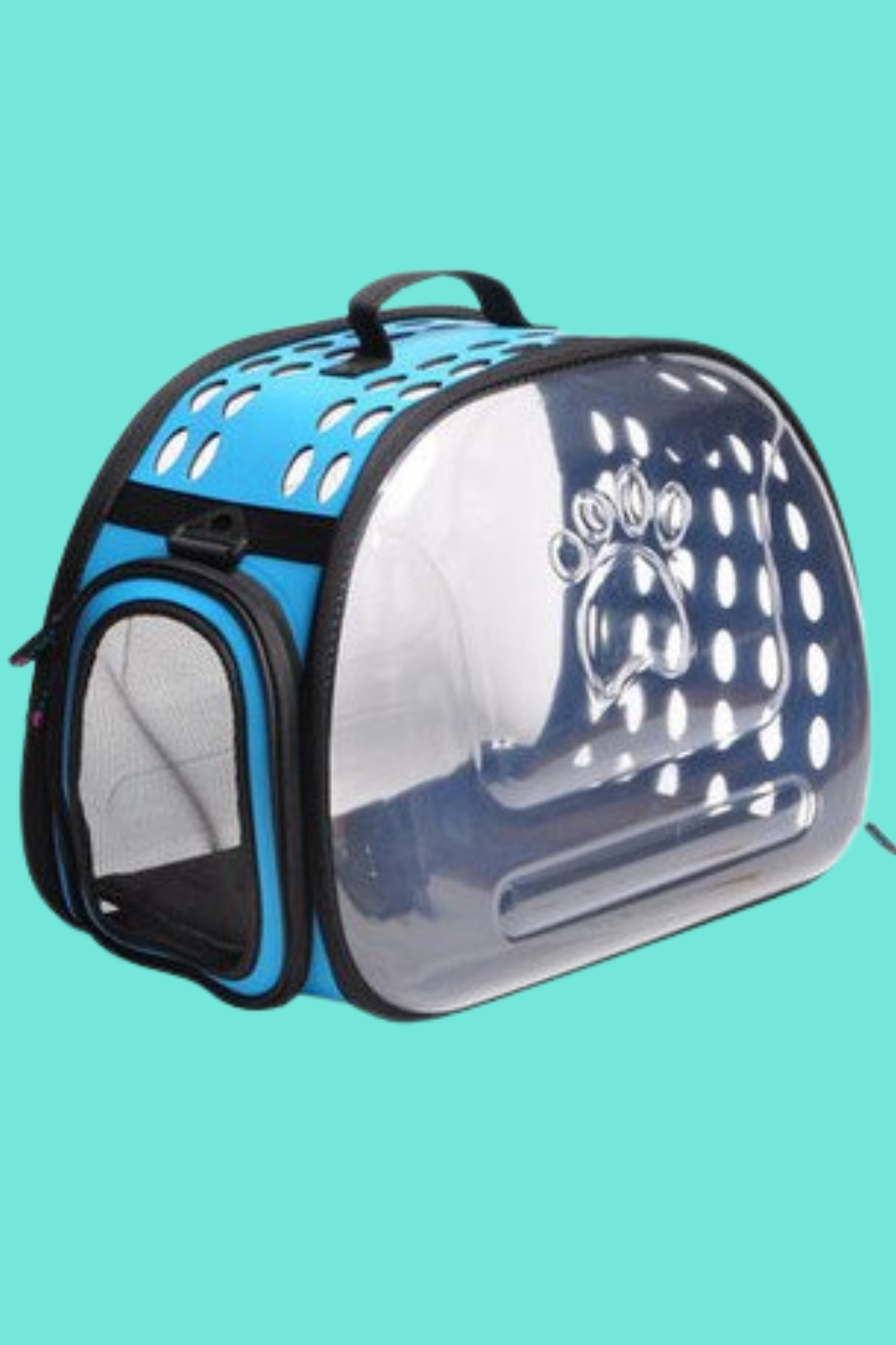 bleu-sac de transport pour chien 