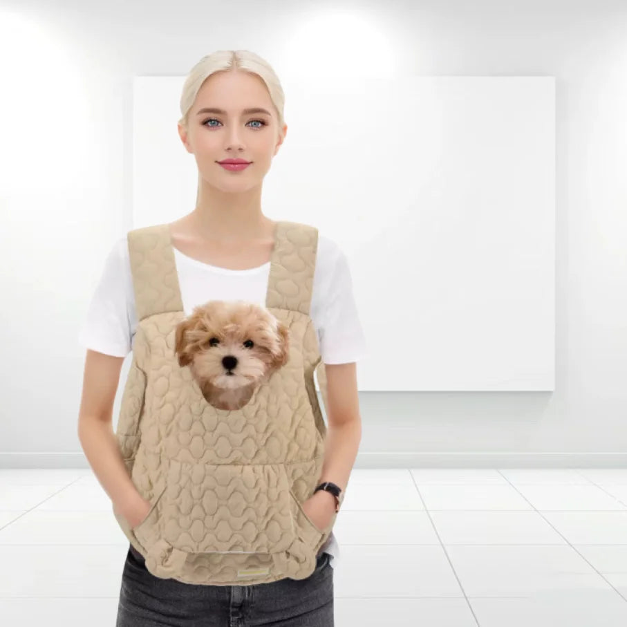 brun chien sac de transport