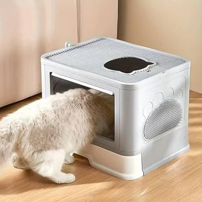 chat rentre bac litiere