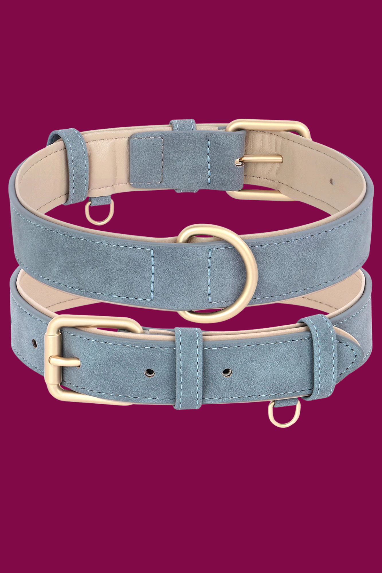 collier bleu