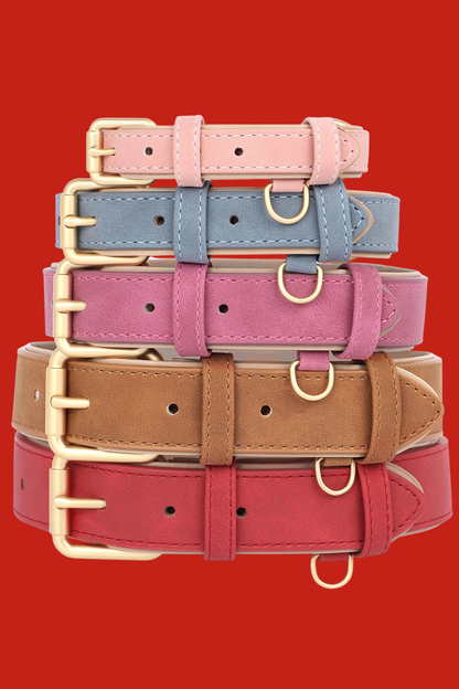 collier rose bleu rose vif brun rouge