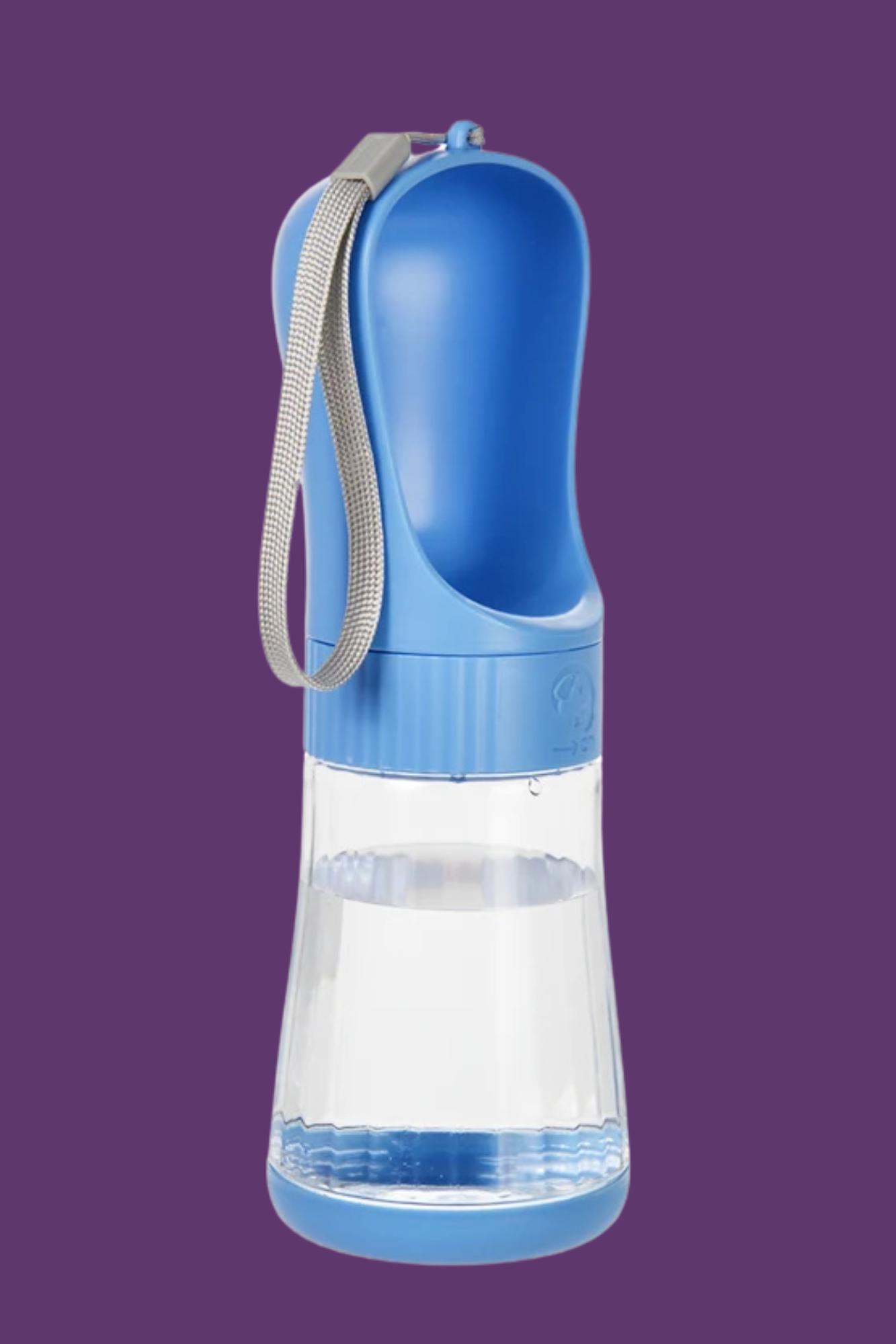 gourde bleu chien 