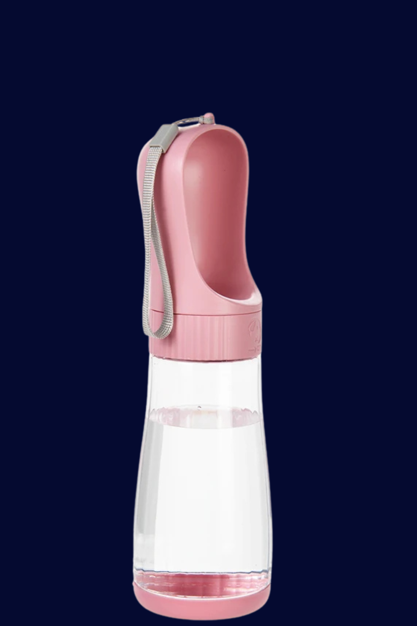gourde chien rose