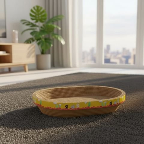 Griffoir en carton pour chat eco protect