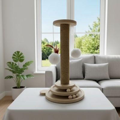 Griffoir pour chat luxueux