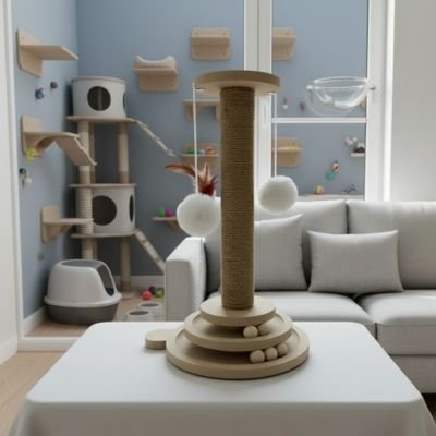 Griffoir pour chat protektor luxueux