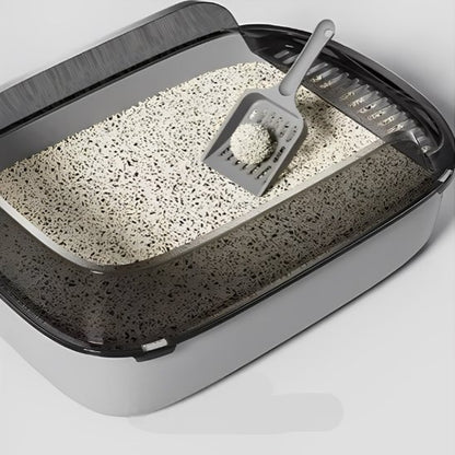 gris bac a litiere chat