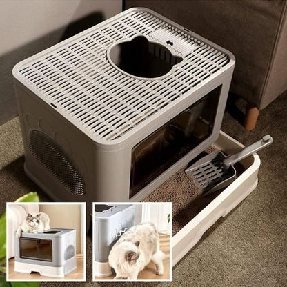 gris bac litiere chat