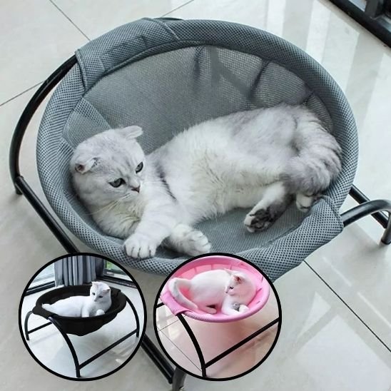 gris hamac pour chat