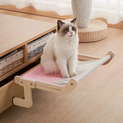 gris rose hamac pour chat
