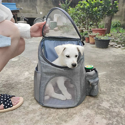 gris Sac à dos pour chien confort