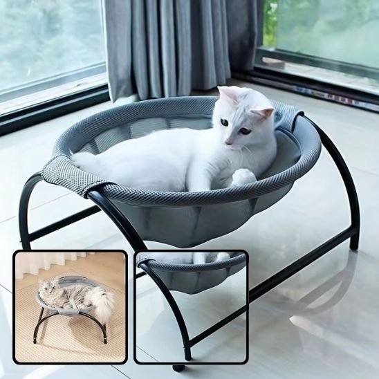 hamac gris pour chat