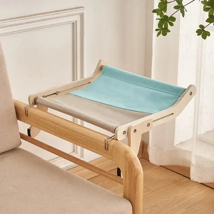 hamac pour chat gris bleu