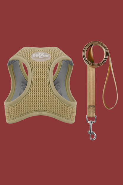 harnais anti traction brun 
