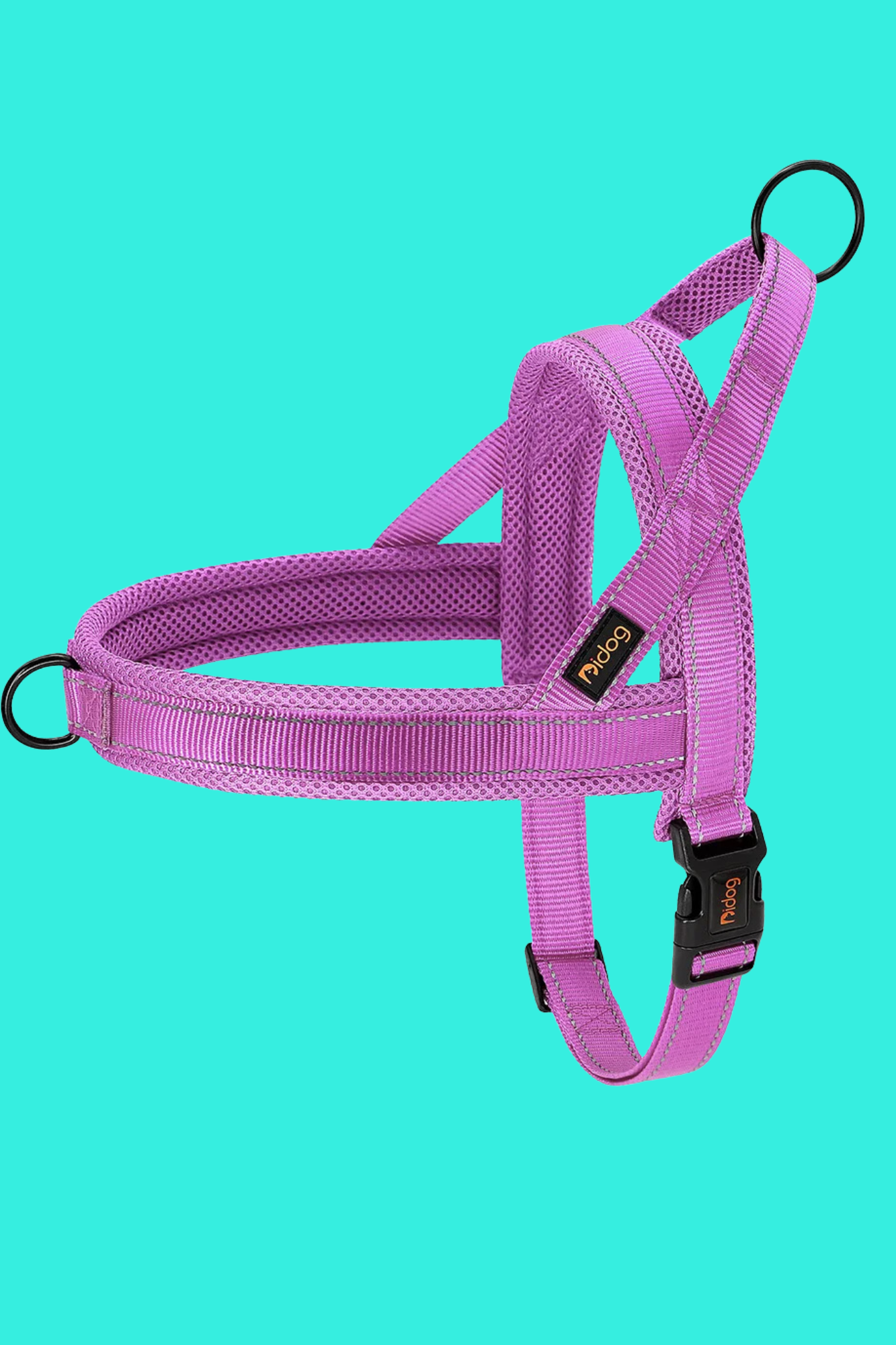 harnais chien anti traction mauve