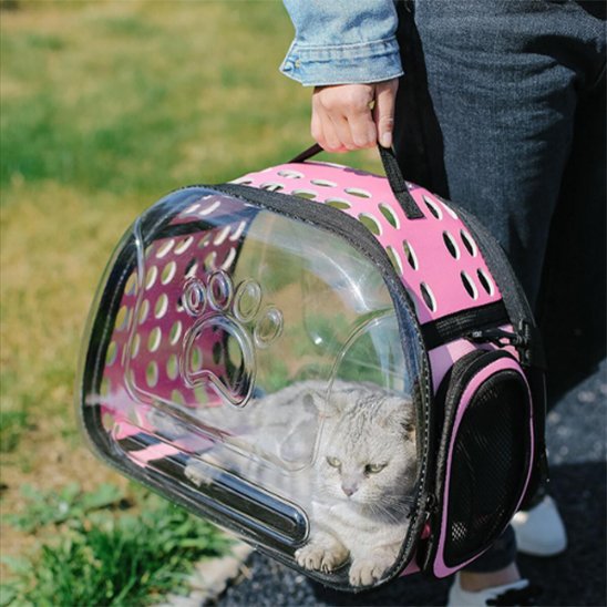 heureux sac de transport pour chat
