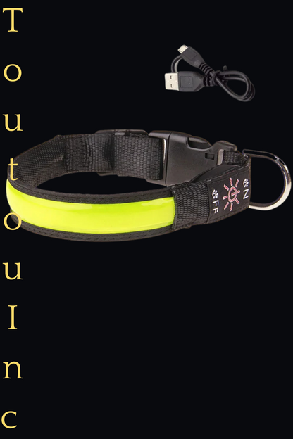 jaune collier lumineux