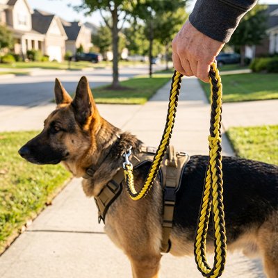 jaune Laisse pour Chien 