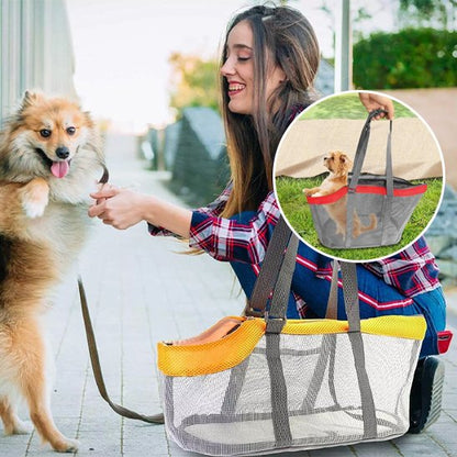 jaune Sac de transport pour chien