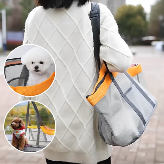 jaune Sac de transport pour chien