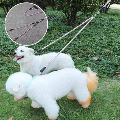 Laisse double pour chien Confort et Sécurité