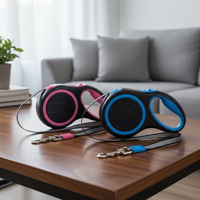 Laisse pour Chat rose bleu